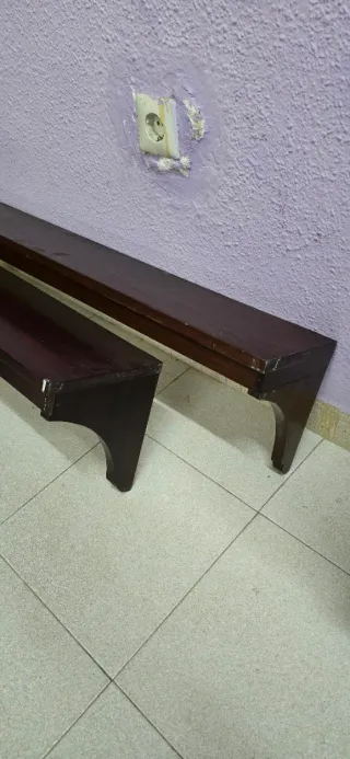 Pack de 2 estanterías de madera