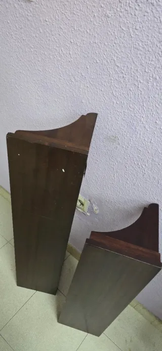 Pack de 2 estanterías de madera