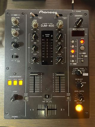 Pioneer DJM-400 Mesa Mezclas 2 Canales