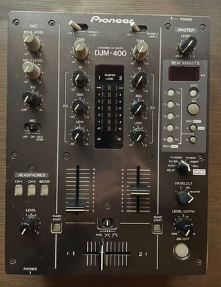 Pioneer DJM-400 Mesa Mezclas 2 Canales