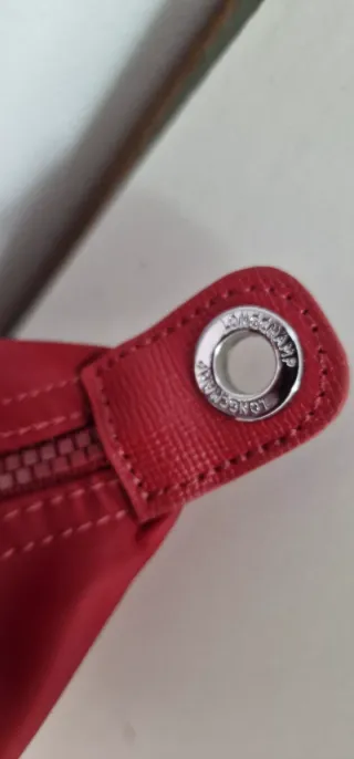 Bolso Longchamp Rojo Elegante de mano/hombro