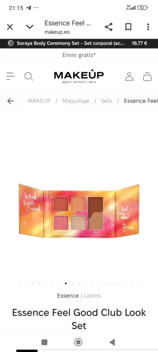 Kit de maquillaje Essence Feel Good Club