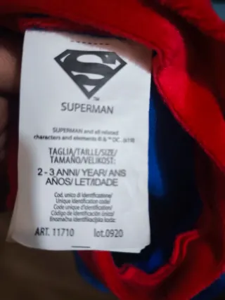 Disfraz Superman niño