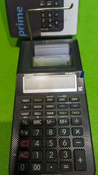 Calculadora casio impresora pantalla lc papel 58mm