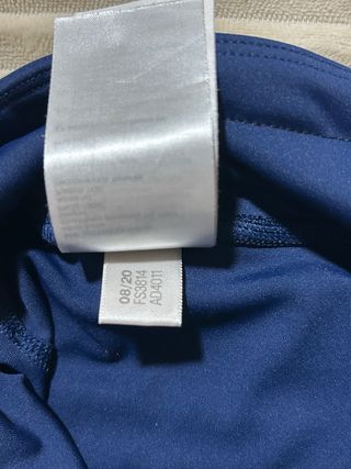 Short deportivo Adidas azul Aeroready · Talla M ·