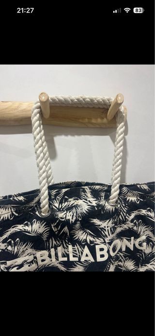 Bolso de playa Billabong estampado