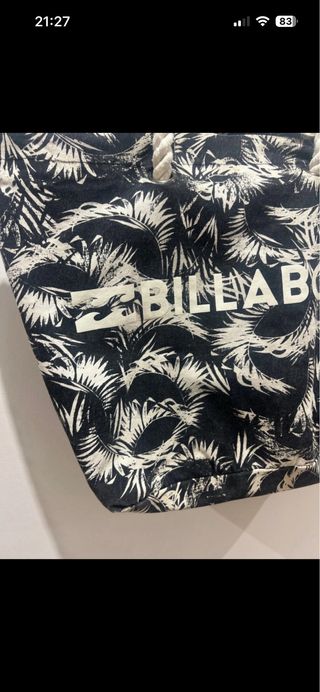 Bolso de playa Billabong estampado