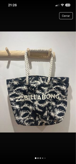 Bolso de playa Billabong estampado