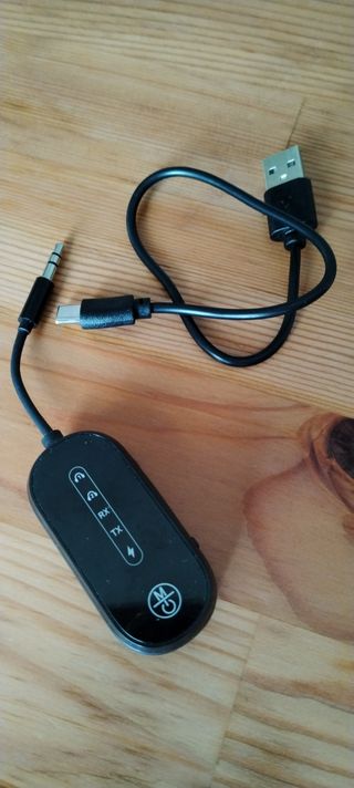 Transmisor Receptor Bluetooth 5.4 Negro