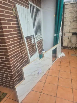 Encimeras de alta gama alemana, madera estratifica