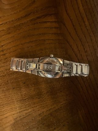 Reloj de pulsera breil plateado y blanco autentico