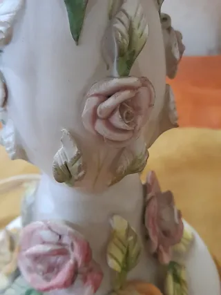 Coppia Lampade Ceramica Bassano