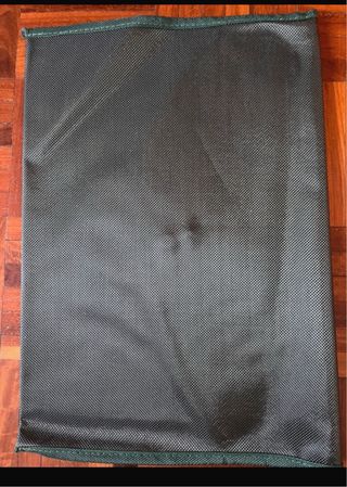 Porta documenti verde con bottone