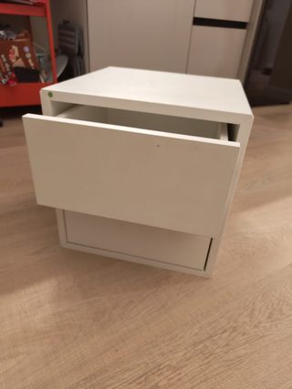 Mueble almacenaje EKET 2 cajones blanco