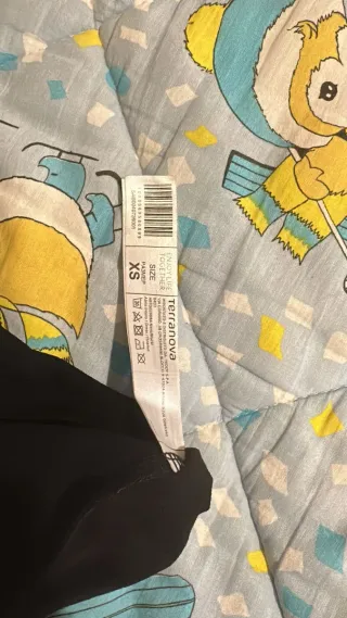 Tubino nero manica lunga