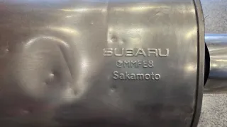 Silencioso Subaru STI Sakamoto