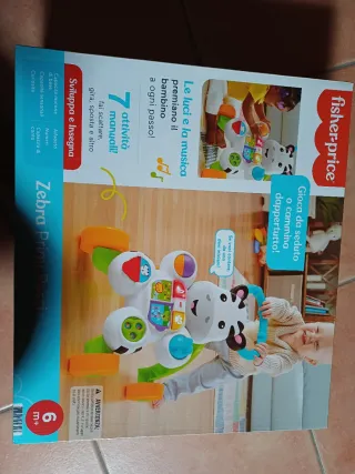 primi passi zebra 6 mesi+ con scatola