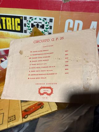 Scalextric Varios Manuales y Accesorios