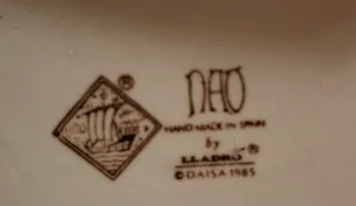 Figura Lladró. Porcelana. Ceremonia del té. 1985.