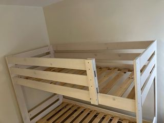 Litera triple Lufe blanca madera