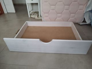 Litera triple Lufe blanca madera