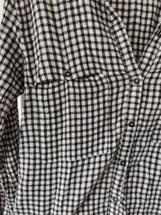 Camisa cuadros Mango Talla S