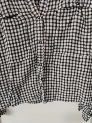 Camisa cuadros Mango Talla S