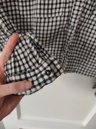 Camisa cuadros Mango Talla S