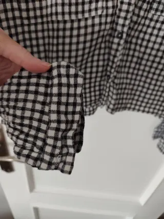 Camisa cuadros Mango Talla S