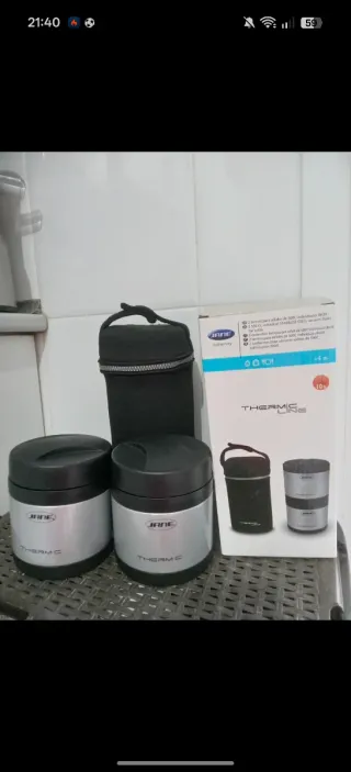 2 Termos Jane con Funda usado tres veces