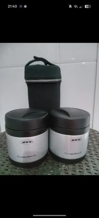 2 Termos Jane con Funda usado tres veces
