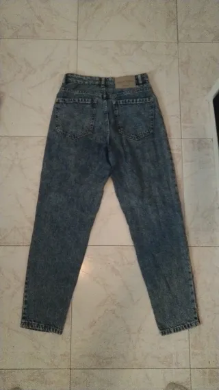 2 Pack Vaqueros Azules con Detalles Plateados