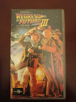 Película VHS Regreso al Futuro III