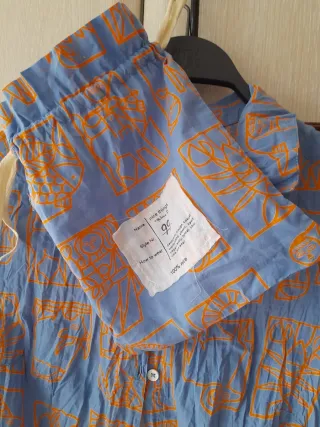 Camisa Nice Things S/36 Azul Naranja