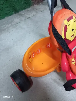 Triciclo Winnie the Pooh con empujador