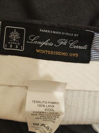 Pantaloni sartoriali Mila Schön Lanificio Cerruti