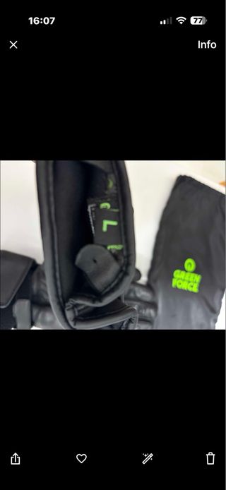 Guantes Moto Green Force