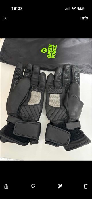 Guantes Moto Green Force