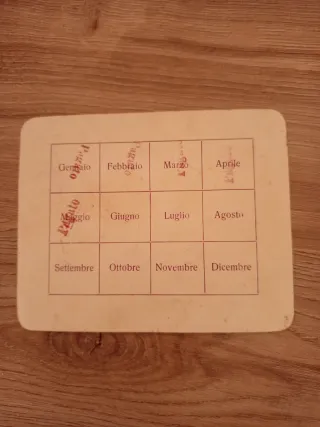 Tessera vintage Teatro Vittorio Alfieri Asti