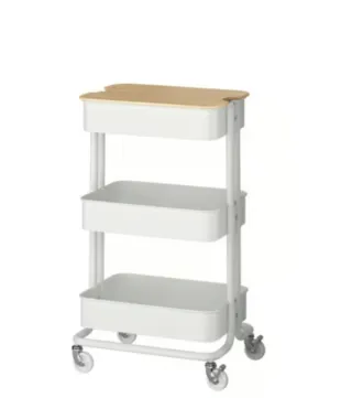 Carrito RASKOG Ikea Madera y Metal