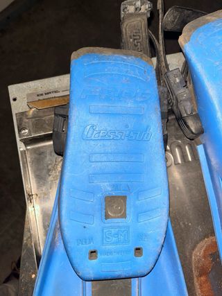 Aletas Cressi Azules Talla S-M