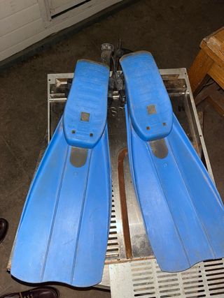 Aletas Cressi Azules Talla S-M