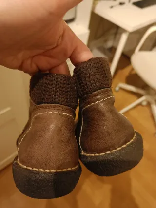 Botines de piel mujer marrones