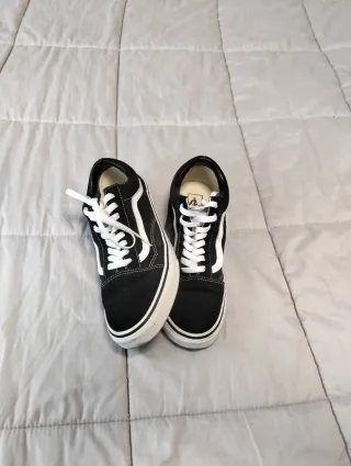 Vans Old Skool Negro/Blanco Talla 43