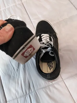 Vans Old Skool Negro/Blanco Talla 43