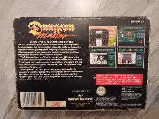 Dungeon Master Super Nintendo SNES Caja