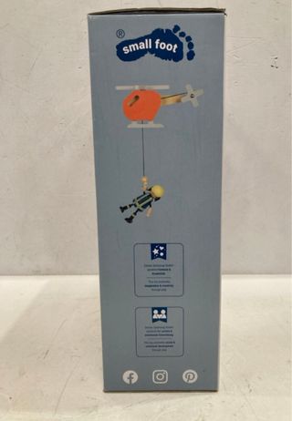 Estación de bomberos de madera con accesorios