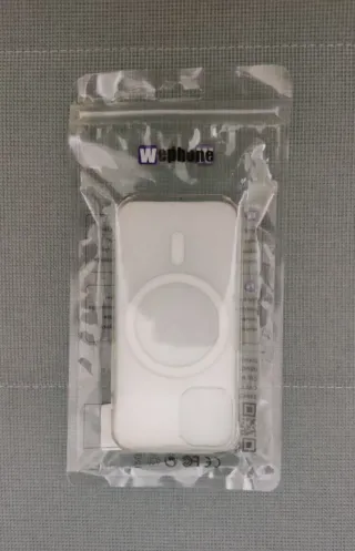 Funda iPhone 12 mini WEPHONE Transparente