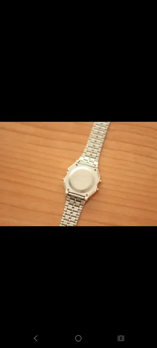 Reloj Casio Plata Usado.