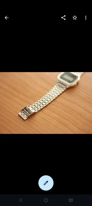 Reloj Casio Plata Usado.